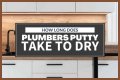 How long does it take for spot putty to dry?