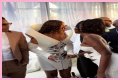 Nigerian singer, Tems spotted at the star-studded Roc Nation pre-grammy brunch with Jay-Z and Beyonce (video)
